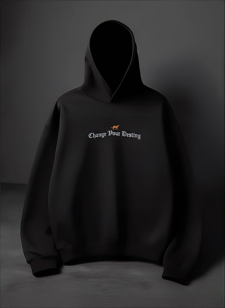 'Black Night' Oversized Hoodie - Image 2