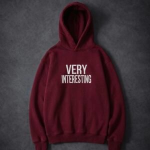 ‘ Stars ‘ Hoodie oversized Burgundy