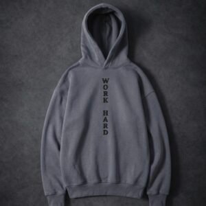 ' Angel ' Hoodie Gray Slate Color oversized relaxed boxy fit